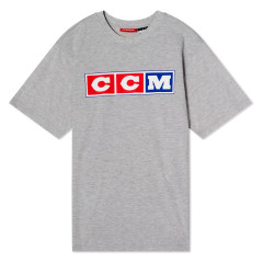 Футболка CCM HERITAGE 3 BLOCK TEE AD ATHLETIC GREY