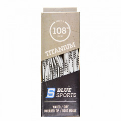 Шнурки для коньков пропитанные BLUESPORTS TITANIUM