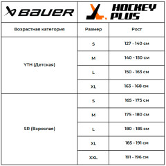 Толстовка S23 BAUER TEAM FLEECE ZIP HOODIE RED SR