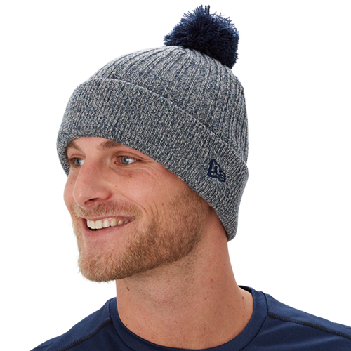 Шапка BAUER NE TEAM MARL POM KNIT GRY/BLU