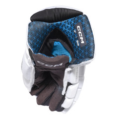 Перчатки хоккейные CCM JETSPEED FT8 PRO WHITE SR