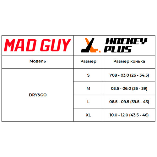 Чехлы для коньков DRY&GO MAD GUY BASIC